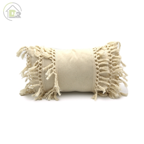 Cotton With Tassel Cushion