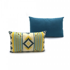 Poly-cotton Clan Style Tufted, Cushion