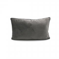 Velvet Silver Foil Cushion