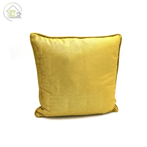Gold Printed On Velvet Cushion