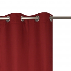 Soild Brushed Fabic Composite Pu Film Curtain