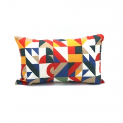 Poly-linen Print Gro Cushion