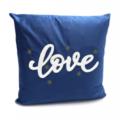 220gsm Velvet Puff Embroidery Cushion