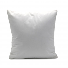 Velvet Embroidered Snowman Cushion