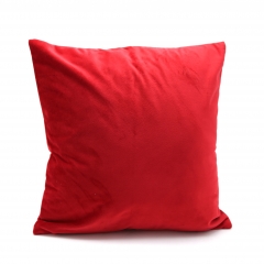 Velvet Embroidered Santa Claus Cushion