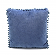 Velveteen-like Fabric Cushion