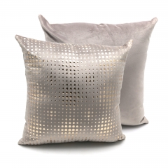 300gsm Velvet Dot Gold Foil Cushion