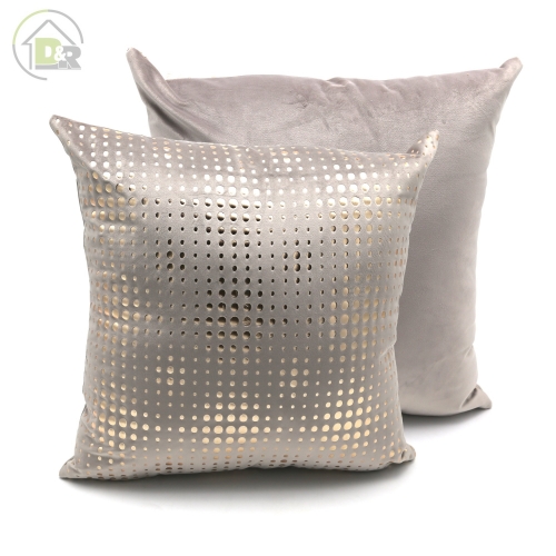 300gsm Velvet Dot Gold Foil Cushion