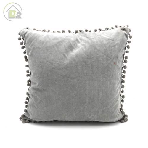 Velveteen-like Fabric Cushion