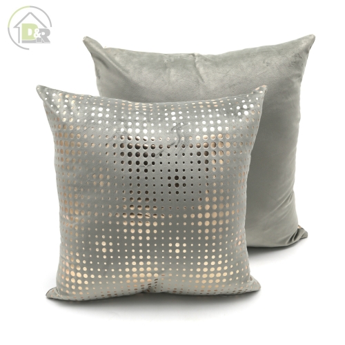 300gsm Velvet Dot Gold Foil Cushion