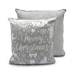 Poly-cotton Canvas Rubber Print Cushion