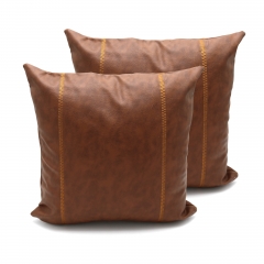 Pu Leather Stitching Cushion