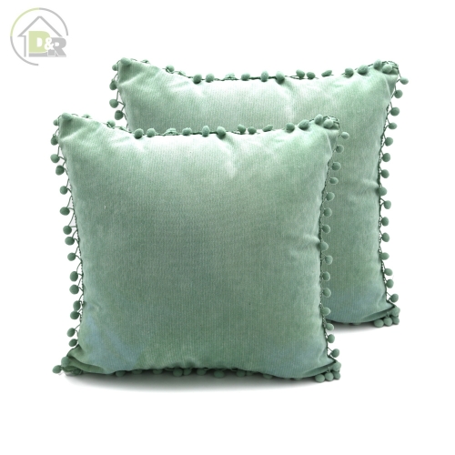 Velveteen-like Fabric Cushion