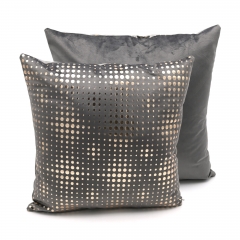 300gsm Velvet Dot Gold Foil Cushion