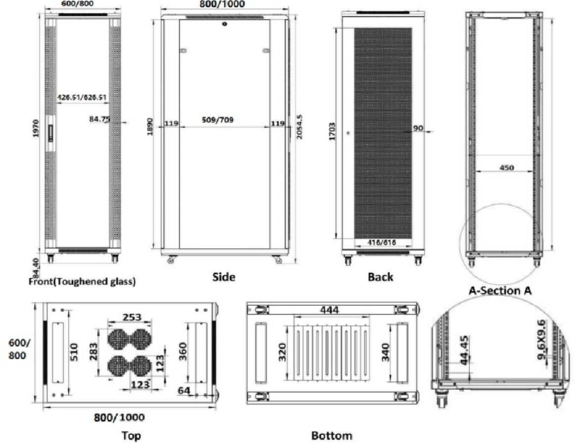 42u Rack Cabinet Dimensions | Cabinets Matttroy