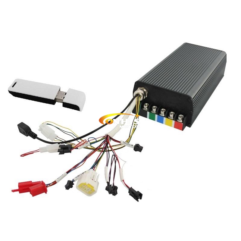 48V 60V 72V 2600W4000W 80A Sine Wave Controller Ebike Programmable