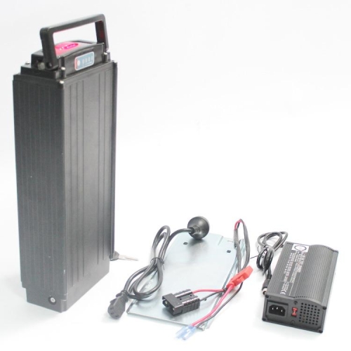 48V 16AH 19.2AH 22.4AH 25.6AH 28.8AH LG Rear Carrier Flat Case Lithium Battery