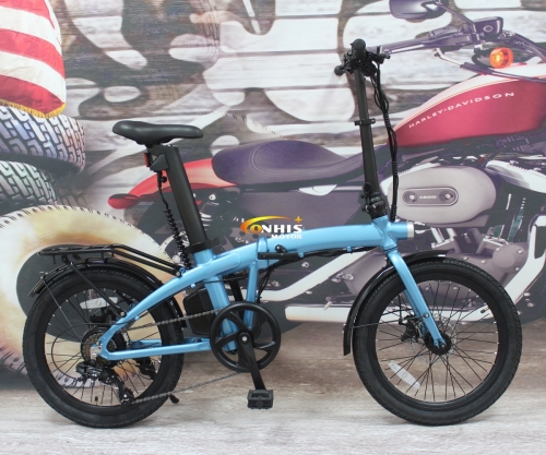 Wholesale 2021 Latest Design 36V 350W Folding 20" eBike with Seatpost Built-in Battery, Light Weight