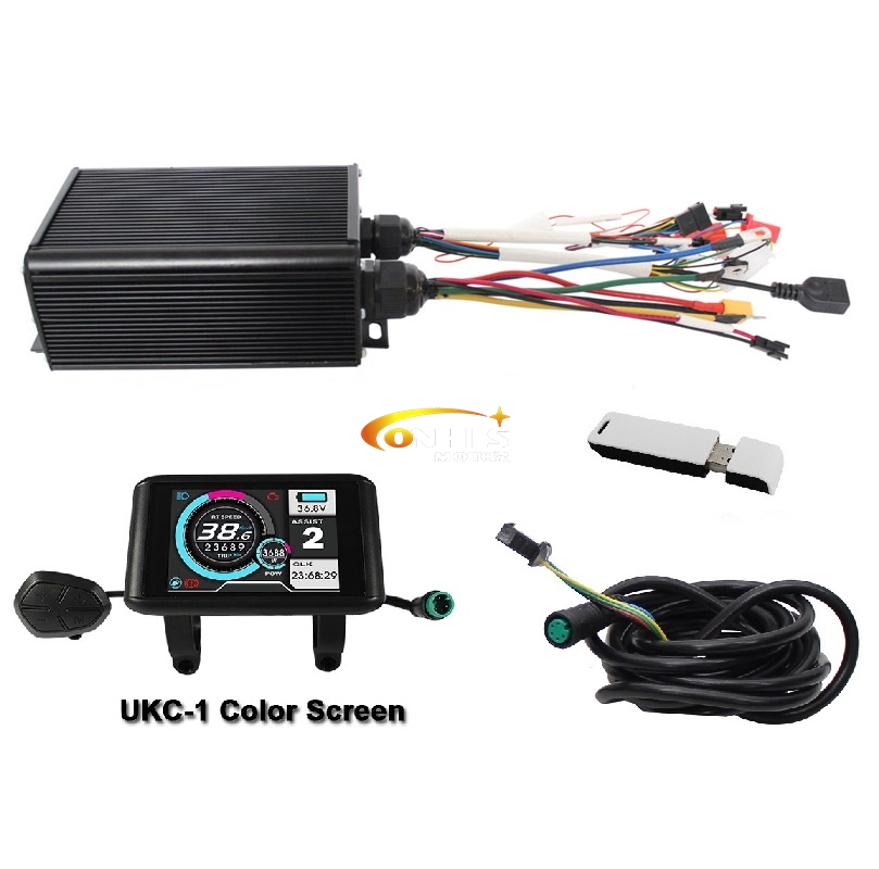 Sabvoton 36V 48V 60V 72V 1100W2200W 45A Sine Wave Controller Ebike