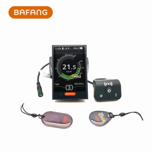 36V/48V/52V DPC181 Bluetooth Color Display with Induction Keychain for Bafang Mid-Drive Kits UART or CAN