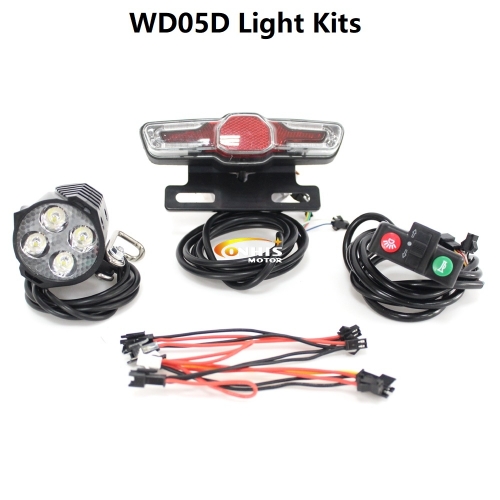 36V 48V 60V WD05D eBike LED light kits Headlight Rear Light Brake Light Turning Light Horn