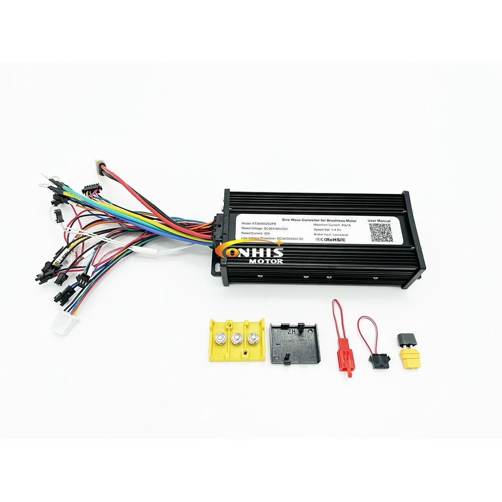 Kit Regolatore Per Ebike 35A Onda Sinusoidale Con Display LCD, 36V-72V - Foto 3