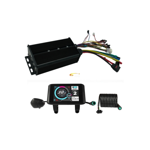 60V-72V 4000-5000W 80A Sine Wave ebike Controller with Colorful LCD Display (Regenerative function for 60V/72V)