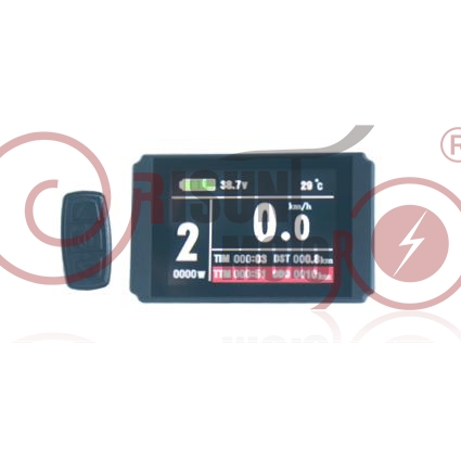24V/36V/48V Ebike Intelligent Colorful Display LCD8H Control Panel LCD8H Display For Our Controller