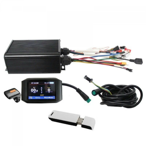 36V-72V 1000W-2000W 45A  Controller+ Color LCD +Bluetooth Module