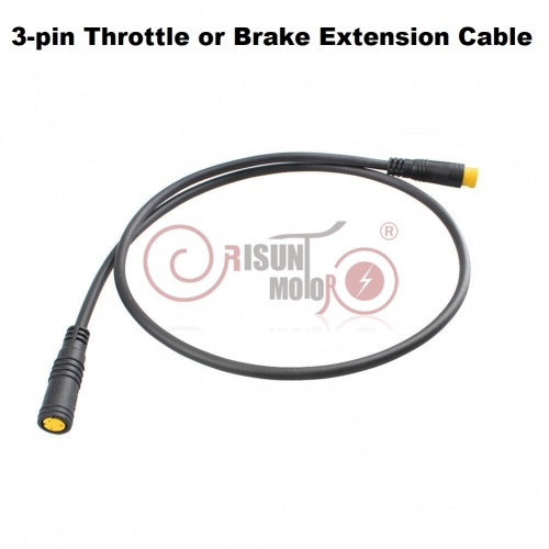 Extension Cable for Bafang Mid-Drive Kits (Throttle, Brake, Display, Speed Sensor)