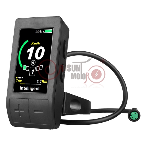 Electric Bike TFT Display 500C-H Display for Bafang BBS Mid Motor Hub Motor Computer UART