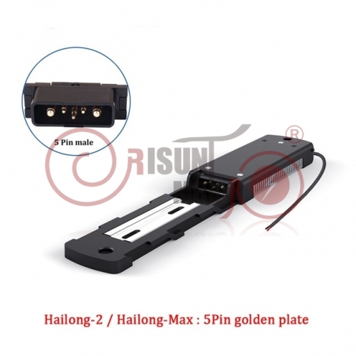 PANDA CYCLE 4pin 5pin Hailong Polly E-bike accu onderplaat basis G56 G70 DP-5 5C 6 6C 9 9C montageplaat beugel houder bevestiging elektrische fiets accu ( Hailong-2 & Max - 5Pin