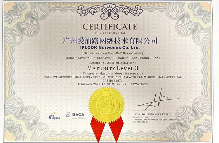 IPLOOK: Successfully Appraised at CMMI Level 3!