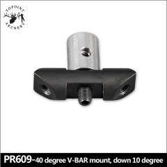 40 Degree V-Bar Mount, Down 10 Degree