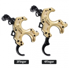 3 OR 4 FINGER THUMB TRIGGERBLACK/BRASS-TP468