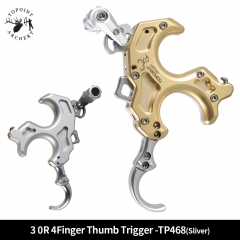 3 OR 4 FINGER THUMB TRIGGERBLACK/BRASS-TP468