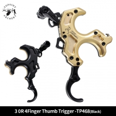 3 OR 4 FINGER THUMB TRIGGERBLACK/BRASS-TP468