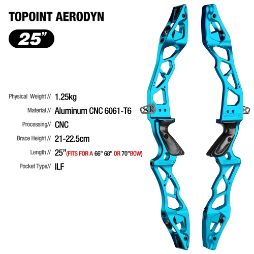 Target Recurve Bow Riser-Topoint Aerodyn