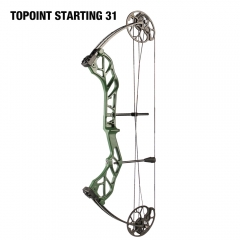 TOPOINT ARCHERY Starting 31 Hunting Compound Bow Package for Beginner & Intermediate Archers Archery Equipment with All Accessories Kit DW:19-70LB, DL:19-30