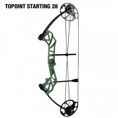 TOPOINT ARCHERY Starting 28 Hunting Compound Bow Package for Beginner & Intermediate Archers Archery Equipment with All Accessories Kit DW:19-70LB, DL:19-30