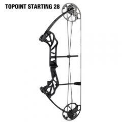 TOPOINT ARCHERY Starting 28 Hunting Compound Bow Package for Beginner & Intermediate Archers Archery Equipment with All Accessories Kit DW:19-70LB, DL:19-30