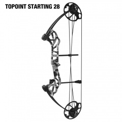 TOPOINT ARCHERY Starting 28 Hunting Compound Bow Package for Beginner & Intermediate Archers Archery Equipment with All Accessories Kit DW:19-70LB, DL:19-30