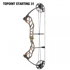 TOPOINT ARCHERY Starting 31 Hunting Compound Bow Package for Beginner & Intermediate Archers Archery Equipment with All Accessories Kit DW:19-70LB, DL:19-30