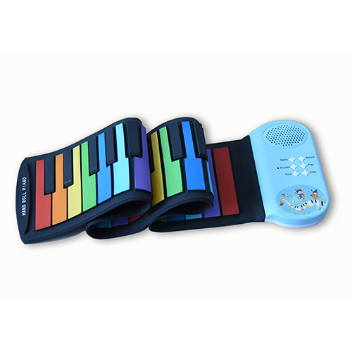 BR-M49 Rainbow Roll Up Piano