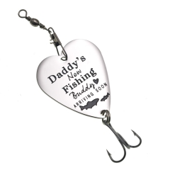 Melix Home Gifts for New Dads Grandpa Fishing Lures Pregnancy