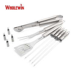 BBQ Stainless Steel Tool Aluminium Kit Set