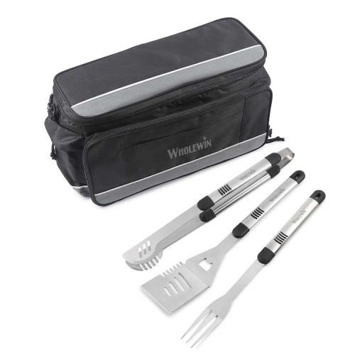 3PC Set BBQ Tools With Picnic Bag