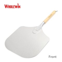 Best sell removable handle pizza shovel aluminum pizza peel for Pizzas Serving