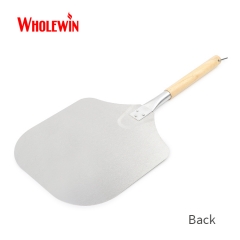 Best sell removable handle pizza shovel aluminum pizza peel for Pizzas Serving