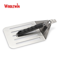 Stainless Steel Pizza Peel Spade,Stainless Steel Pizza Shovel Paddle With Foldable Handle